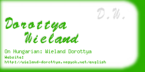 dorottya wieland business card